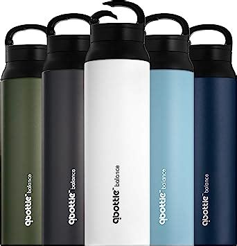 qbottle PREMIUM 27 oz Insulated Water Bottles with 